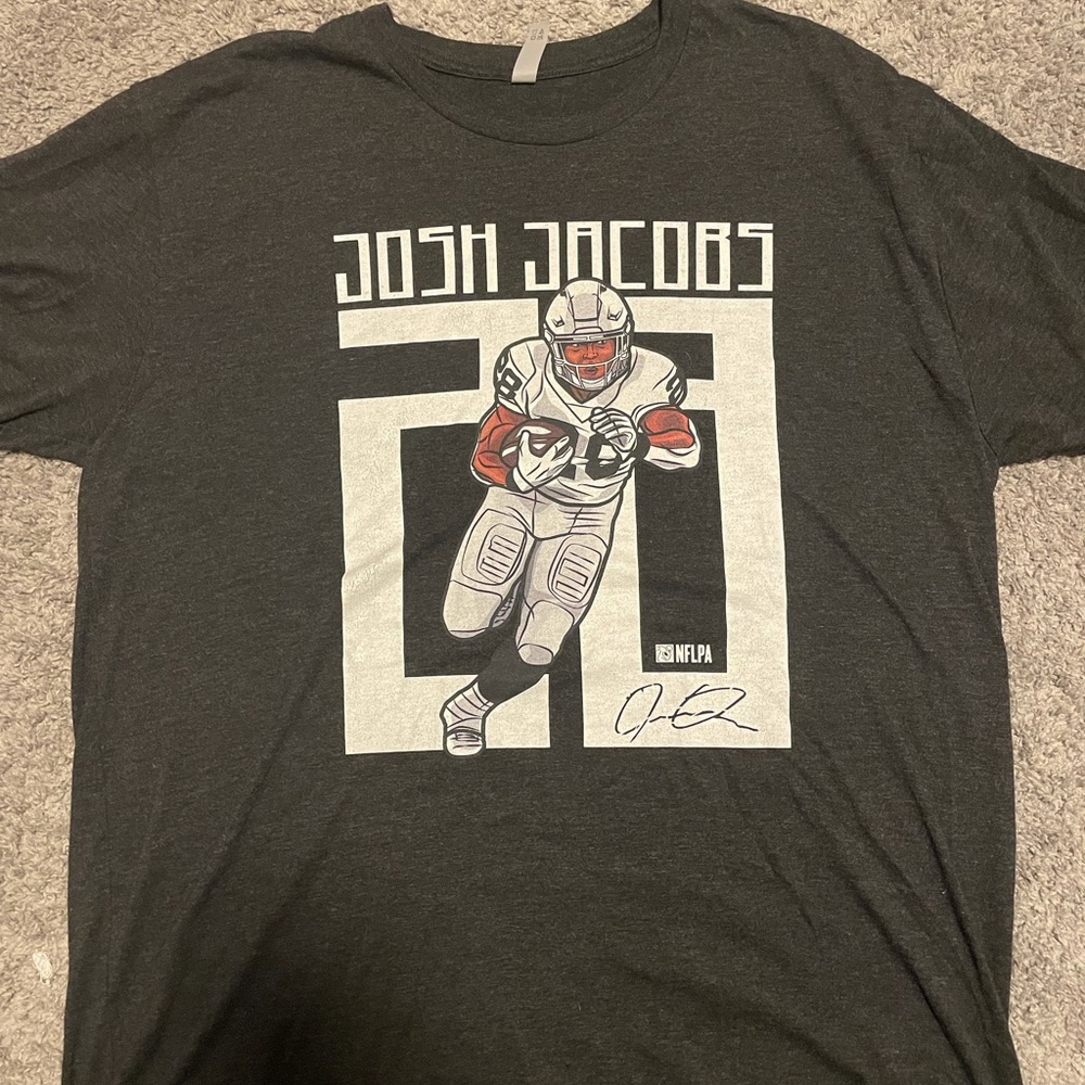 Josh Jacobs Las Vegas Raiders Shirt Size XXL
